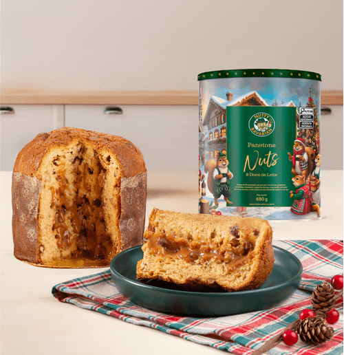 Panetone de Doce de Leite com Mix de Nuts - Nutty Bavarian